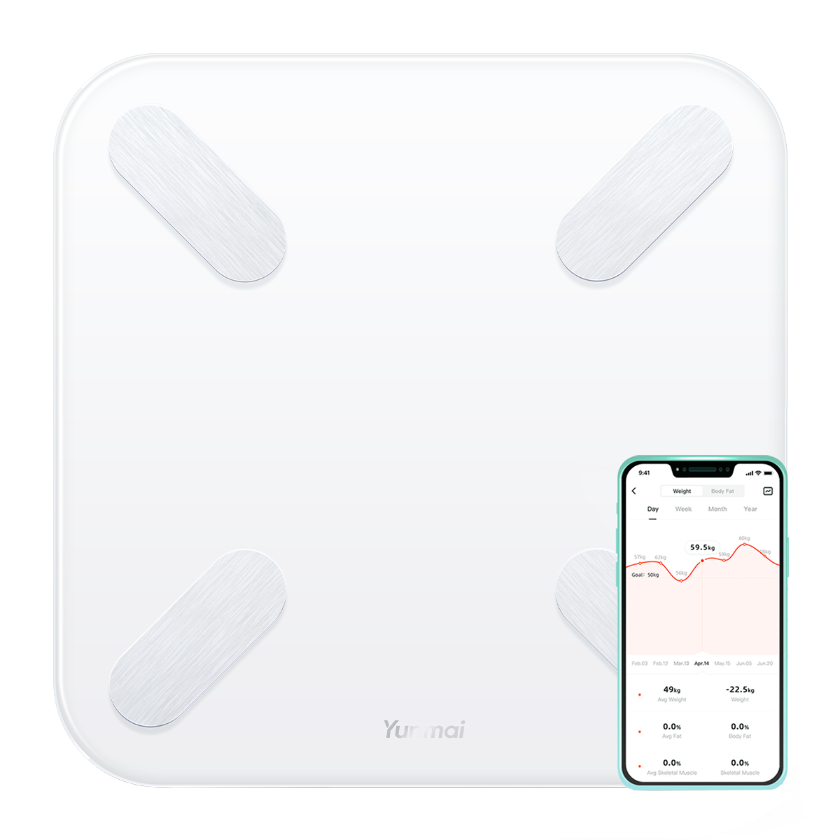 Умные весы YUNMAI X Smart Scale (YMBS-M268)